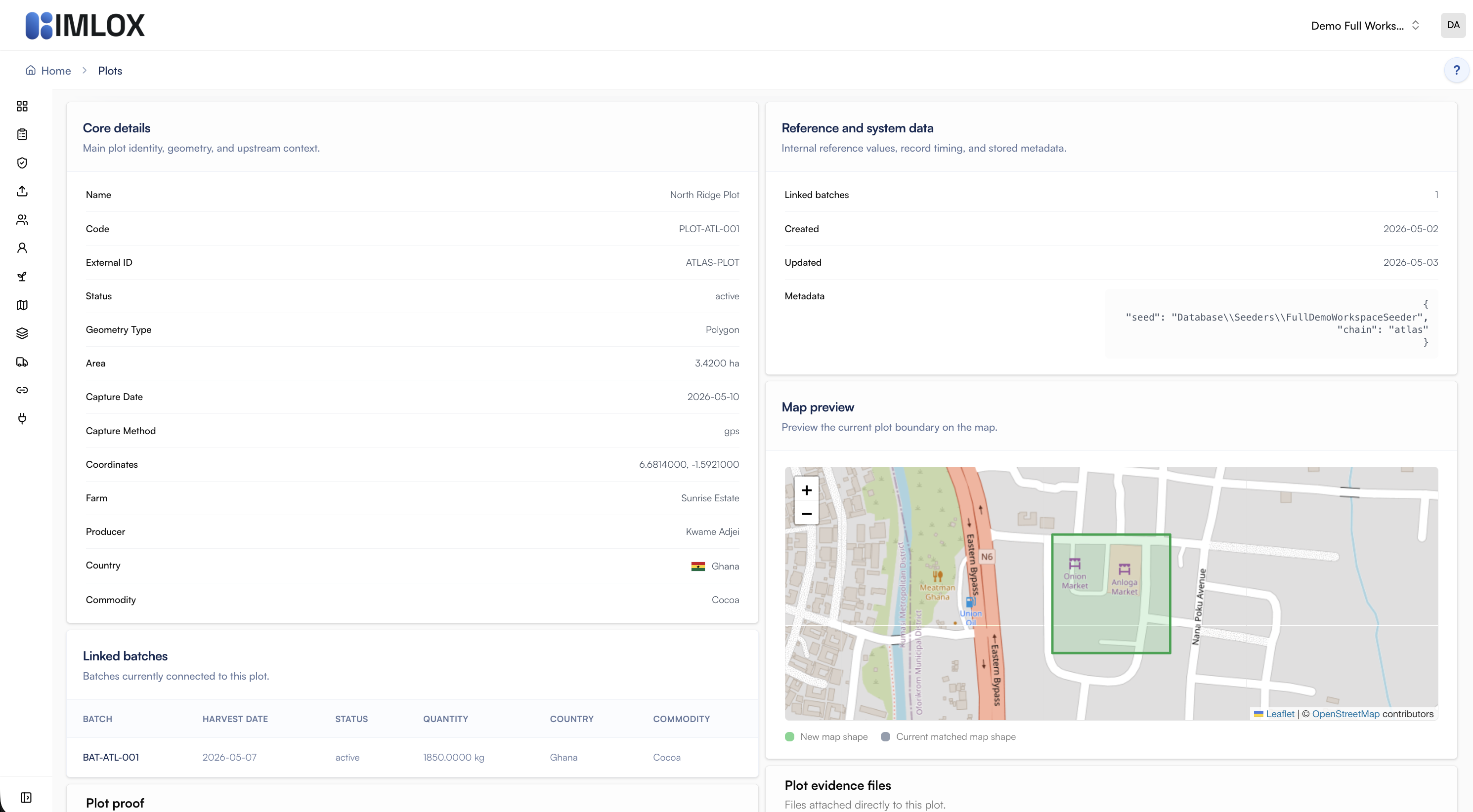 IMLOX plot review screenshot